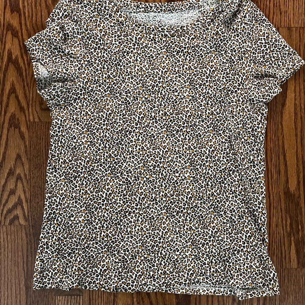 Banana Republic Animal Print shirt, Medium